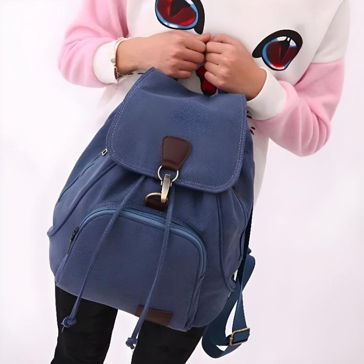 Quick Outfits, Modest Fashion Outfits Ideas Dark Academia Canvas Backpack Quick Outfits, Modest Fashion Outfits Ideas Dark Academia Canvas Backpack