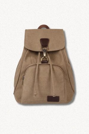 Quick Outfits, Modest Fashion Outfits Ideas Dark Academia Canvas Backpack