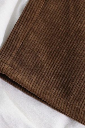 Quick Outfits, Modest Fashion Outfits Ideas Dark Academia Corduroy Pants