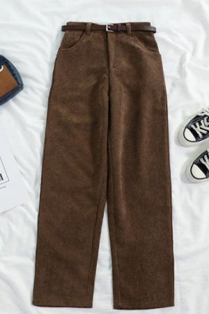 Quick Outfits, Modest Fashion Outfits Ideas Dark Academia Corduroy Pants