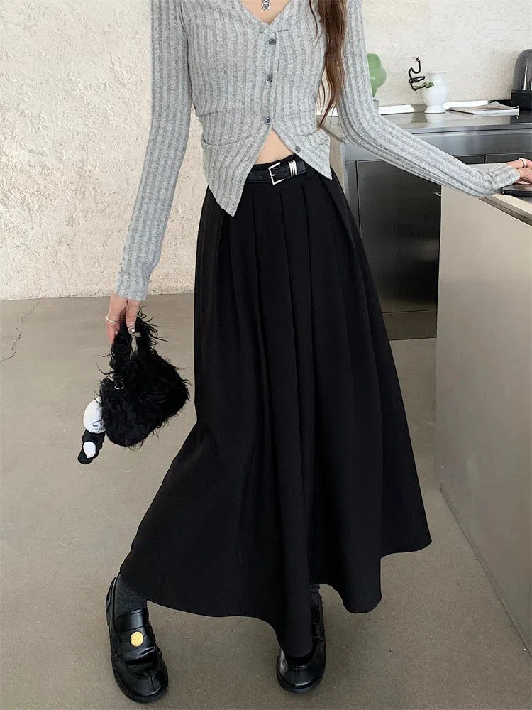 Quick Outfits, Modest Fashion Outfits Ideas Dark Academia Midi Skirt Quick Outfits, Modest Fashion Outfits Ideas Dark Academia Midi Skirt