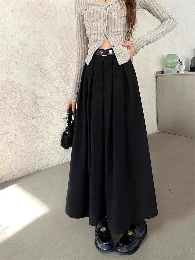 Quick Outfits, Modest Fashion Outfits Ideas Dark Academia Midi Skirt Quick Outfits, Modest Fashion Outfits Ideas Dark Academia Midi Skirt