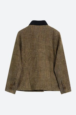 Quick Outfits, Modest Fashion Outfits Ideas Dark Academia Plaid Two Piece Set