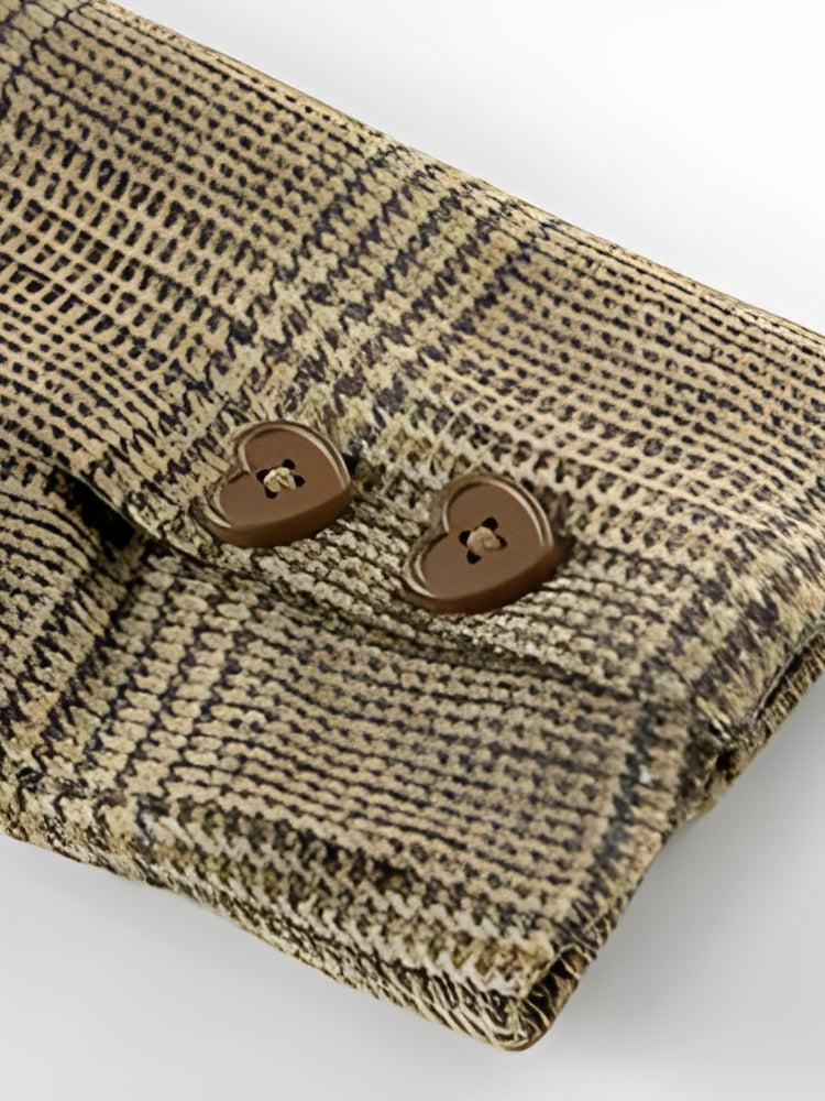 Quick Outfits, Modest Fashion Outfits Ideas Dark Academia Plaid Two Piece Set Quick Outfits, Modest Fashion Outfits Ideas Dark Academia Plaid Two Piece Set