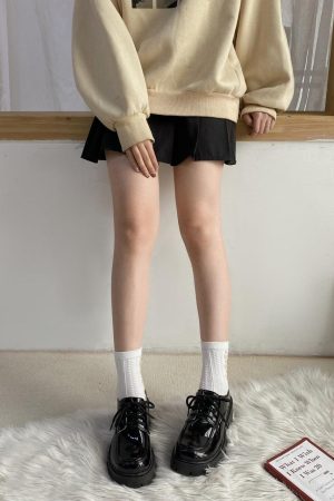 Quick Outfits, Modest Fashion Outfits Ideas Dark Academia Platform Shoes