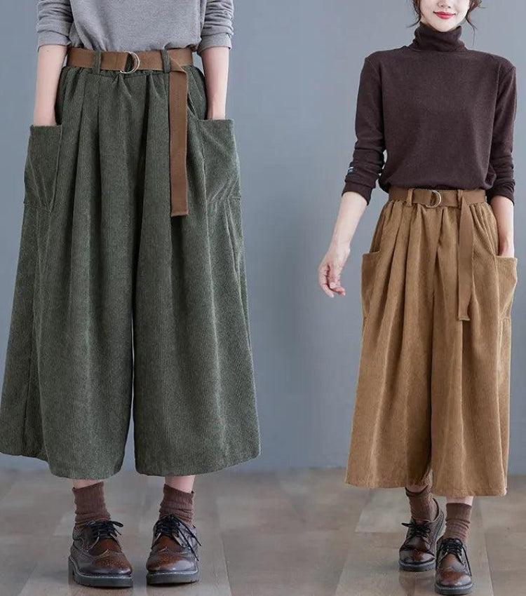 Quick Outfits, Modest Fashion Outfits Ideas Dark Academia Wide Leg Corduroy Pants Quick Outfits, Modest Fashion Outfits Ideas Dark Academia Wide Leg Corduroy Pants