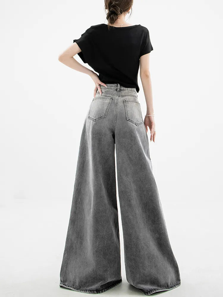 Quick Outfits, Modest Fashion Outfits Ideas Dark Wash Super Wide Leg Jeans Quick Outfits, Modest Fashion Outfits Ideas Dark Wash Super Wide Leg Jeans
