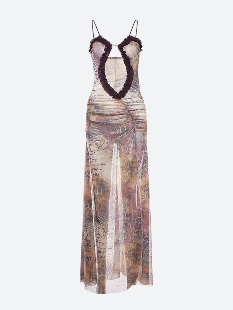 Quick Outfits, Modest Fashion Outfits Ideas Deep Plunge Slit Maxi Dress Quick Outfits, Modest Fashion Outfits Ideas Deep Plunge Slit Maxi Dress