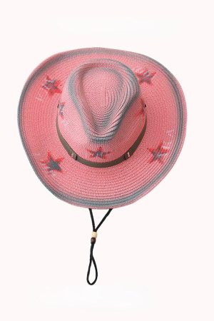 Quick Outfits, Modest Fashion Outfits Ideas Disco Cowgirl Adjustable Star Printed Hat