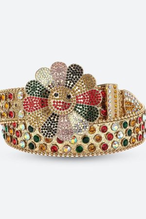 Quick Outfits, Modest Fashion Outfits Ideas Disco Cowgirl Flower Buckle Belt