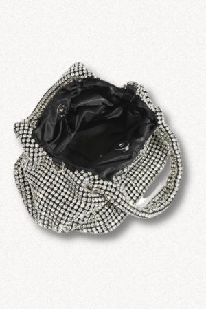 Quick Outfits, Modest Fashion Outfits Ideas Disco Cowgirl Silver Rhinestone Handbag