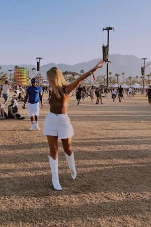 Quick Outfits, Modest Fashion Outfits Ideas Disco Cowgirl Western Knee-High Boots