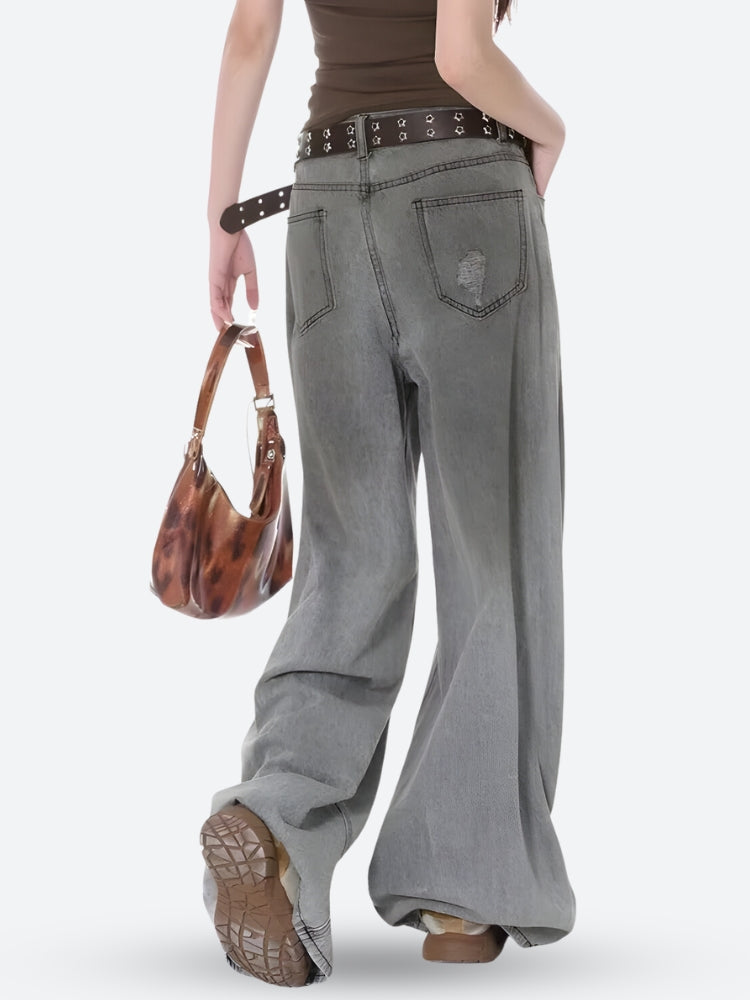 Quick Outfits, Modest Fashion Outfits Ideas Distressed Wide Leg Jeans Quick Outfits, Modest Fashion Outfits Ideas Distressed Wide Leg Jeans