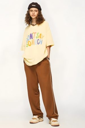 Quick Outfits, Modest Fashion Outfits Ideas Don't Say So Much Tee