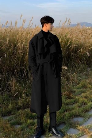 Quick Outfits, Modest Fashion Outfits Ideas Double Breasted Trench Coat