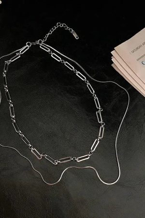 Quick Outfits, Modest Fashion Outfits Ideas Double Chain Necklace