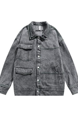 Quick Outfits, Modest Fashion Outfits Ideas Double-Collared Denim Jacket