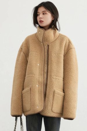 Quick Outfits, Modest Fashion Outfits Ideas Double Faced Faux Leather Jacket