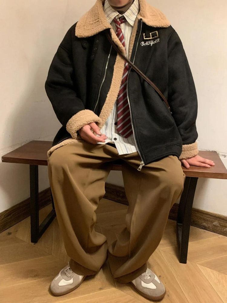 Quick Outfits, Modest Fashion Outfits Ideas Double-Faced Zip-Up Jacket Quick Outfits, Modest Fashion Outfits Ideas Double-Faced Zip-Up Jacket