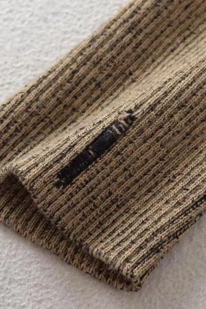 Quick Outfits, Modest Fashion Outfits Ideas Double Zip-Up Distressed Corduroy Cardigan