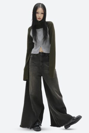 Quick Outfits, Modest Fashion Outfits Ideas Double Zip-Up Ribbed Cardigan