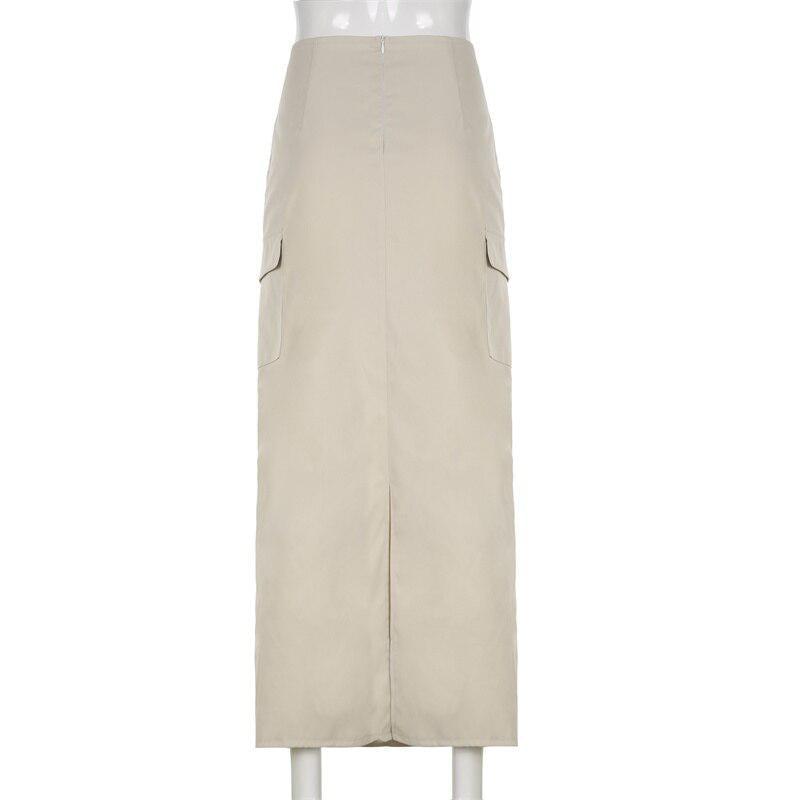 Quick Outfits, Modest Fashion Outfits Ideas Drawstring Parachute Maxi Skirt Quick Outfits, Modest Fashion Outfits Ideas Drawstring Parachute Maxi Skirt