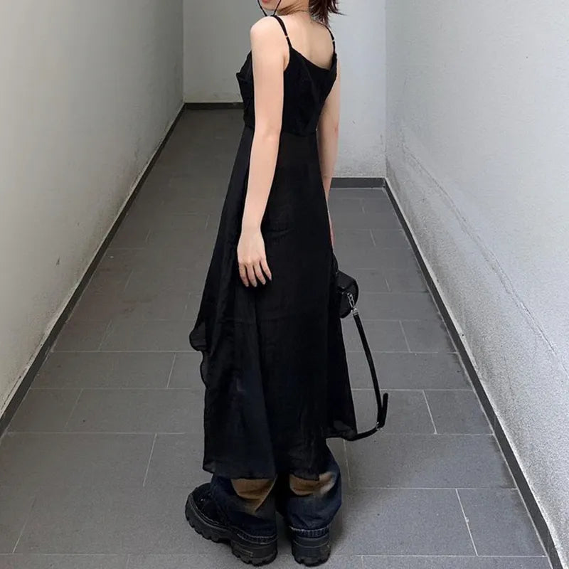 Quick Outfits, Modest Fashion Outfits Ideas Dress-Like Strap Top Quick Outfits, Modest Fashion Outfits Ideas Dress-Like Strap Top