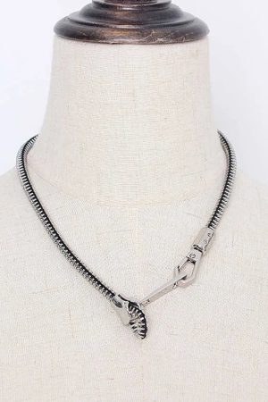Quick Outfits, Modest Fashion Outfits Ideas Edgy Adjustable Zipper Necklace
