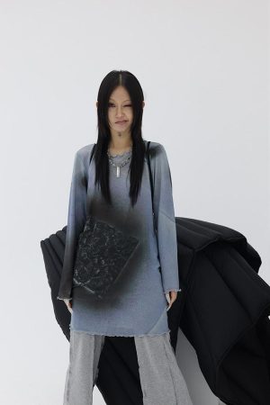 Quick Outfits, Modest Fashion Outfits Ideas Extra Long Mesh Top