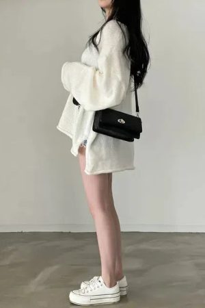 Quick Outfits, Modest Fashion Outfits Ideas Extra Long Sleeve Loose Sweater