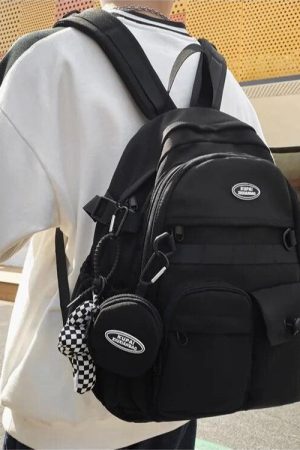 Quick Outfits, Modest Fashion Outfits Ideas Extra Pockets Casual School Backpack