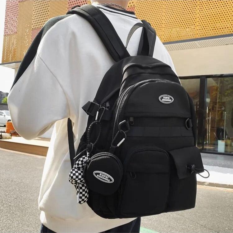 Quick Outfits, Modest Fashion Outfits Ideas Extra Pockets Casual School Backpack Quick Outfits, Modest Fashion Outfits Ideas Extra Pockets Casual School Backpack