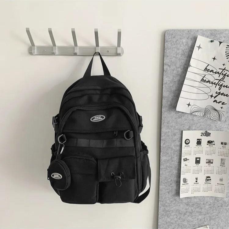 Quick Outfits, Modest Fashion Outfits Ideas Extra Pockets Casual School Backpack Quick Outfits, Modest Fashion Outfits Ideas Extra Pockets Casual School Backpack