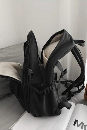 Quick Outfits, Modest Fashion Outfits Ideas Extra Pockets Casual School Backpack