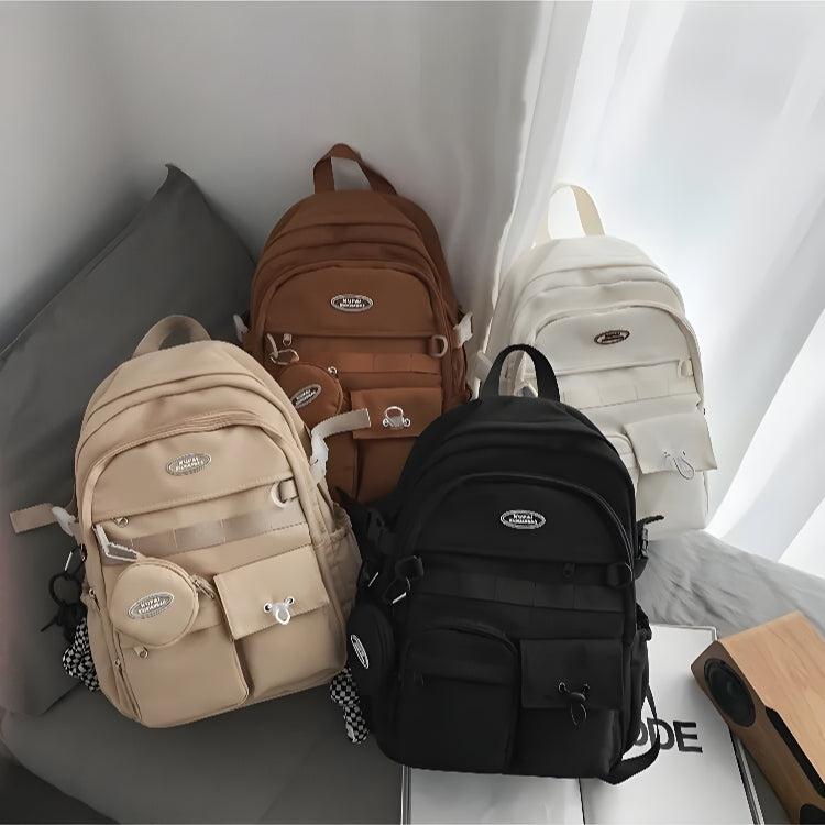 Quick Outfits, Modest Fashion Outfits Ideas Extra Pockets Casual School Backpack Quick Outfits, Modest Fashion Outfits Ideas Extra Pockets Casual School Backpack