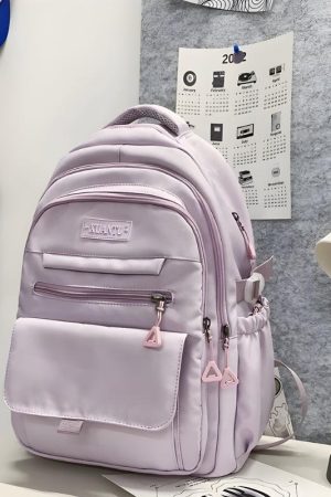 Quick Outfits, Modest Fashion Outfits Ideas Extra Pockets Large School Backpack