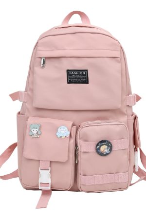 Quick Outfits, Modest Fashion Outfits Ideas Extra Pockets Unisex School Backpack