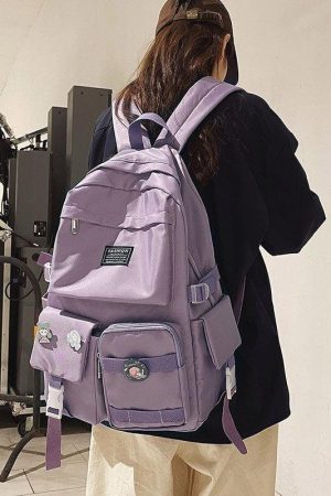 Quick Outfits, Modest Fashion Outfits Ideas Extra Pockets Unisex School Backpack