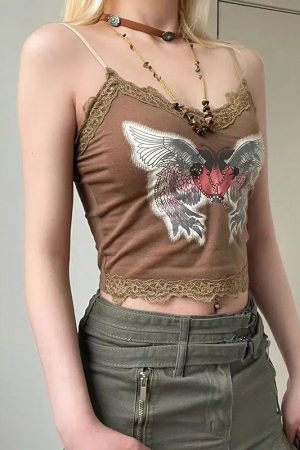 Quick Outfits, Modest Fashion Outfits Ideas Fairy Grunge Angel Wings Top