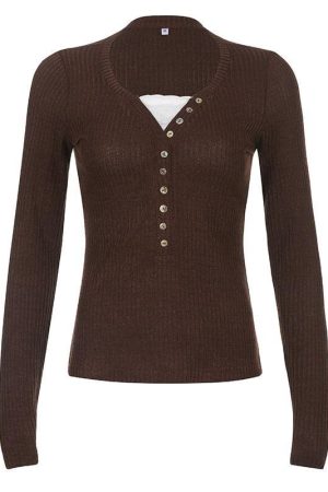 Quick Outfits, Modest Fashion Outfits Ideas Fairy Grunge Button Front Top