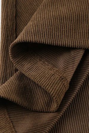 Quick Outfits, Modest Fashion Outfits Ideas Fairy Grunge Corduroy Midi Skirt