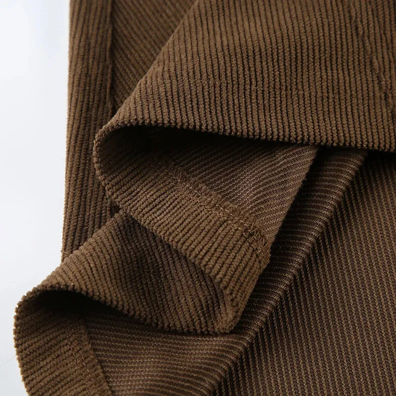 Quick Outfits, Modest Fashion Outfits Ideas Fairy Grunge Corduroy Midi Skirt Quick Outfits, Modest Fashion Outfits Ideas Fairy Grunge Corduroy Midi Skirt