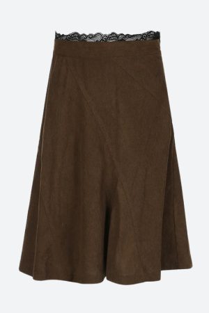 Quick Outfits, Modest Fashion Outfits Ideas Fairy Grunge Corduroy Midi Skirt