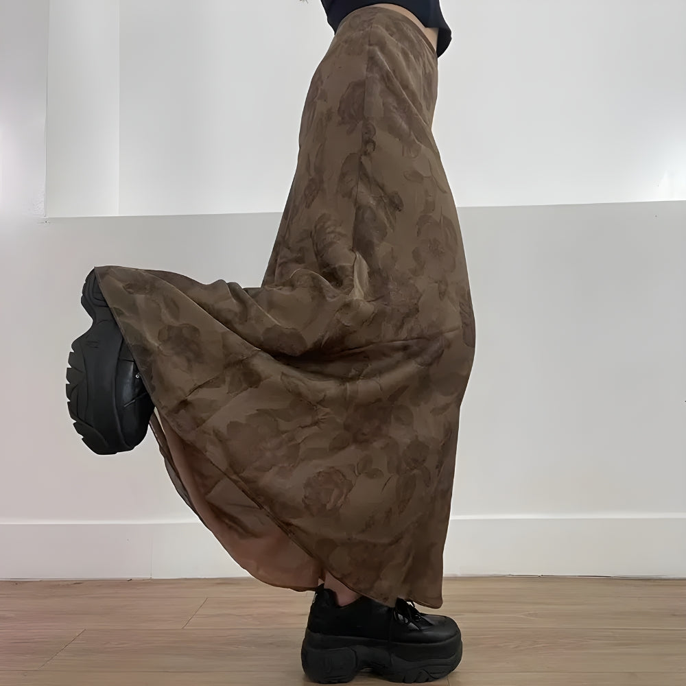 Quick Outfits, Modest Fashion Outfits Ideas Fairy Grunge Floral Maxi Skirt Quick Outfits, Modest Fashion Outfits Ideas Fairy Grunge Floral Maxi Skirt