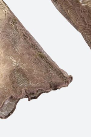 Quick Outfits, Modest Fashion Outfits Ideas Fairy Grunge Floral Off Shoulder Lace Top