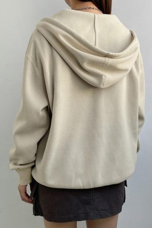 Quick Outfits, Modest Fashion Outfits Ideas Fairy Grunge Floral Zip-Up Hoodie