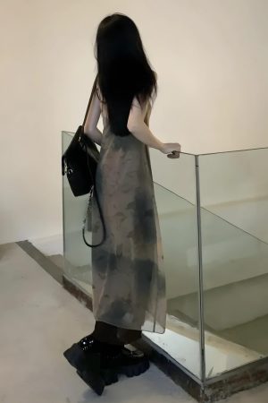 Quick Outfits, Modest Fashion Outfits Ideas Fairy Grunge Forest Midi Dress