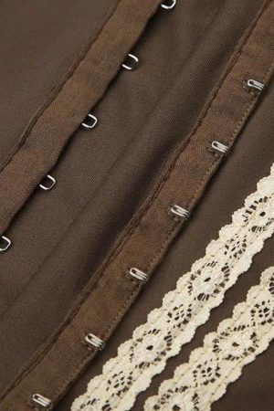 Quick Outfits, Modest Fashion Outfits Ideas Fairy Grunge Lace Corset Top
