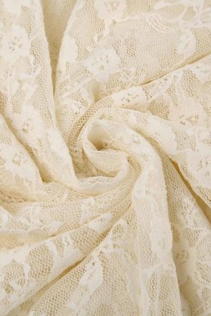 Quick Outfits, Modest Fashion Outfits Ideas Fairy Grunge Lace Midi Skirt