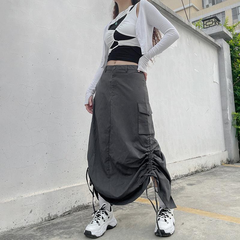 Quick Outfits, Modest Fashion Outfits Ideas Fairy Grunge Parachute Maxi Skirt Quick Outfits, Modest Fashion Outfits Ideas Fairy Grunge Parachute Maxi Skirt
